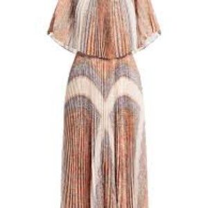 Zimmermann Sunray cape-effect Midi Dress